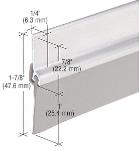 CRL Aluminum with Vinyl Door Sweep for 36" Door