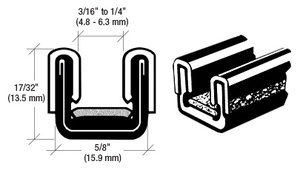 CRL 96" Flexible Channel for Federal Trucks and Off-Road Equipment