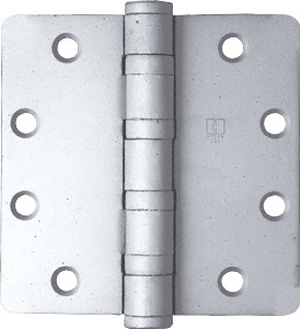 CRL Satin Chrome Heavy Weight 1/4" Radius Ball Bearing Template Butt Hinge