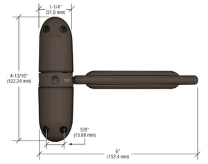 CRL Brown Safety Spring Door Closer