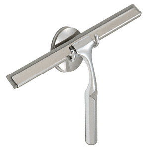 Squeegee with Long Handle - Polished - Wall Mount