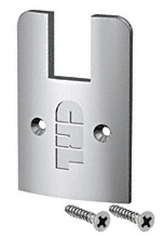 CRL Brushed Stainless Low Profile End Cap With Screws