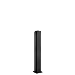 CRL Semi-Gloss Black 12" Center Design Series Partition Post