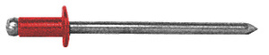 CRL Brown 1/8" Diameter, 1/16" to 1/8" Grip Range Aluminum Mandrel and Rivet in Packs of 10000