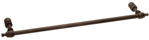 CRL Oil Rubbed Bronze 24" Colonial Style Single-Sided Towel Bar