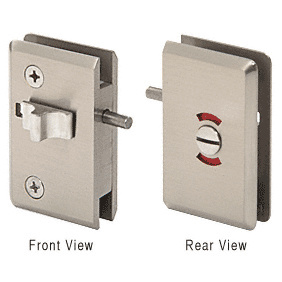 CRL Brushed Nickel Pinnacle Sliding Block Lock for RPS