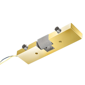 CRL Polished Brass Electric Strike Keeper for Single Doors with Full Top Rail- Fail Secure
