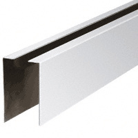 CRL Polished Stainless 120" Cladding for W7B Series Windscreen and Smoke Baffle Base Shoe