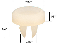 CRL 7/16" Diameter Sliding Window Guide for Likit