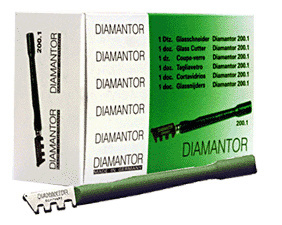 CRL Diamantor® Wood Handle Glass Cutter