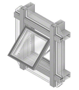 CRL-U.S. Aluminum Clear Anodized 7500 Series Project-Out Bottom Window