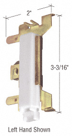 CRL 2" Wardrobe Door Bottom Guide for Cox