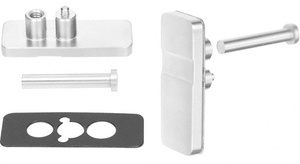 CRL Polished Stainless Retainer Plate Kit