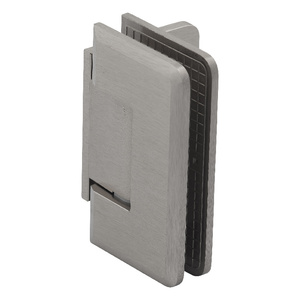 Brushed Nickel Wall Mount with Offset Back Plate Majestic Series Hinge with 5° Pin
