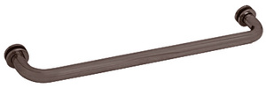 CRL Oil Rubbed Bronze 22" BM Series Tubular Single-Sided Towel Bar