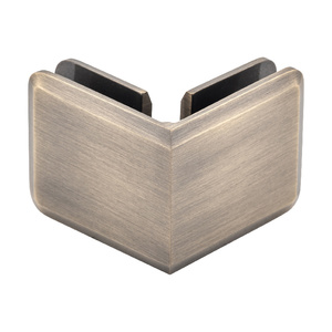 Antique Brass 90 Glass to Glass Premier Series Clip