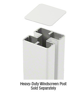 CRL Sky White Cap for HD 180 Degree Center or End Posts