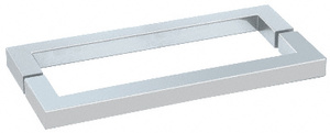 CRL Polished Chrome 24" Square Style Back-to-Back Towel Bar