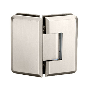 Brushed Nickel 135° Glass-to-Glass Adjustable Majestic Series Hinge