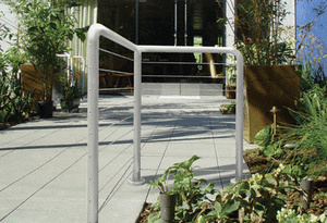 CRL Mill Aluminum 1.9" Outside Diameter Schedule 40 "Welded" Post Railing System for Use with Cable Infill Panels