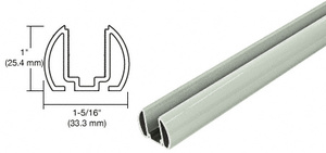 CRL Agate Gray AWS 48" Bottom Rail