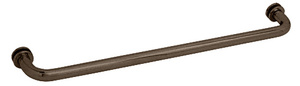 CRL Oil Rubbed Bronze 30" BM Series Tubular Single-Sided Towel Bar