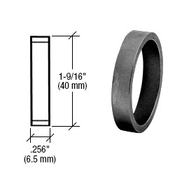 CRL Matte Black .256" Straight Cylinder Ring