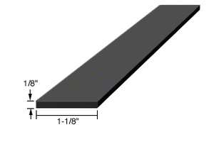 CRL 1/8" x 1-1/8" x 4" Silicone Rubber Setting Blocks