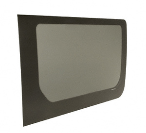 CRL 2007-2019 OEM Design 'All-Glass' Look Fixed Passenger Side Sliding Door 144” and 170” Wheel Base