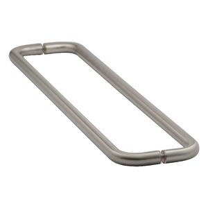 Brushed Nickel 22" Back to Back Tubular Towel Bars without Washers
