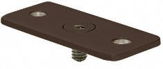 CRL Dark Bronze Optional Flat Hand Rail adaptor Plate for Hand Railing Bracket