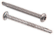 CRL Stainless Steel Self Tapping Railing Screws