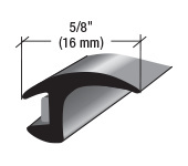CRL 5/8" Channel Molding With Butyl
