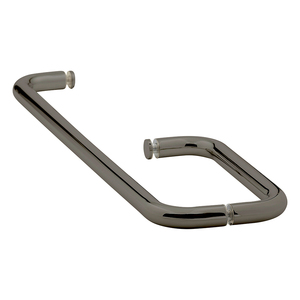 Gun Metal 8" x 18" Towel Bar Handle Combo without Washers