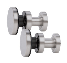 CRL Brushed Stainless Track Holder Fittings for Fixed Panel Only for SRSER78 System