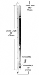 CRL 18" Window Channel Balance - 1740 or 17-4