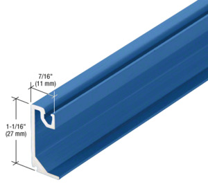 CRL-U.S. Aluminum Exterior Glass Stop, Custom Paint - 24'-2"