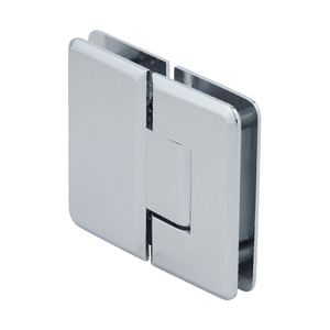 CRL Polished Chrome Cologne 180 Series 180º Glass-to-Glass Hinge