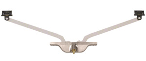 CRL Truth® Faux Nickel Pivot Shoe Face Mounted Roto Operator