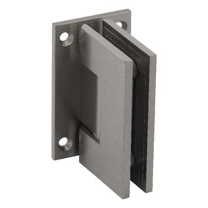 Brushed Nickel Wall Mount with Full Back Plate Designer Series Hinge with 5° Pin