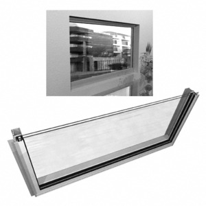 CRL-U.S. Aluminum Custom KYNAR® Paint 8100 Series Fixed Window for 1" Glazing