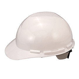 CRL White Ratchet Suspension Hard Hat