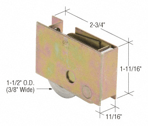 CRL 1-1/2" Pella Glass Door Roller