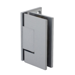 CRL Brushed Satin Chrome Geneva 044 Series Wall Mount Offset Back Plate Hinge