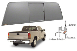 CRL "Perfect Fit" Tri-Vent Slider with Solar Glass for 1999-2013 Chevy Silverado/GMC Sierra