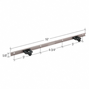 CRL Truth® Steel Awning Operator Track with Two Slider Guides