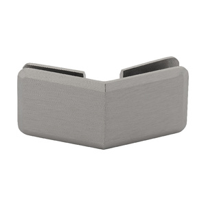 Brushed Nickel 135 Glass to Glass Premier Series Clip