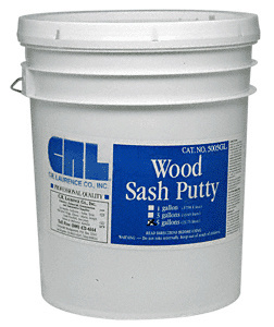 CRL Off-White Wood Sash Putty - 5 Gallons