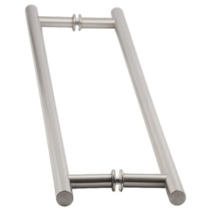 Brushed Nickel 24" Back to Back Ladder Pull Towel Bar