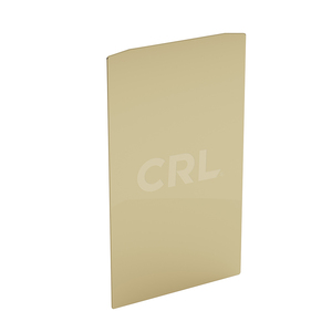 CRL TurboFlex Top-mount Polished Brass End Cap